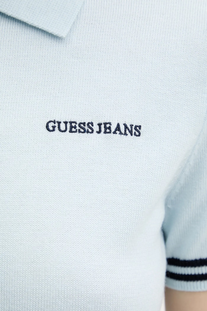 Polokošeľa z vlnenej zmesi Guess Jeans W5GR03.Z3HO2