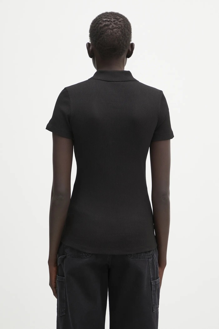 Abbigliamento Lacoste polo in cotone DF5377 nero