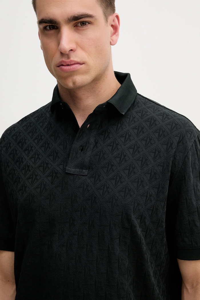 Armani Exchange polo bawełniane zielony XM000219.AF10337