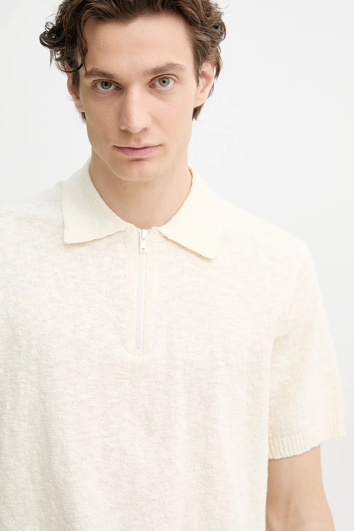 Les Deux tricou polo bej LDM310153