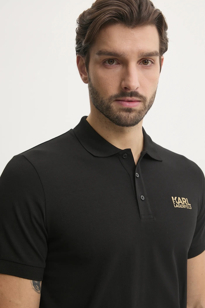 Polo tričko Karl Lagerfeld černá 551235.745088