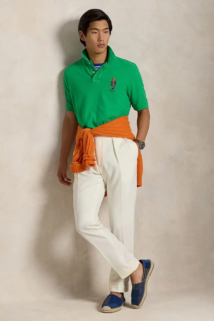 Îmbrăcăminte Polo Ralph Lauren polo de bumbac 710854495 verde