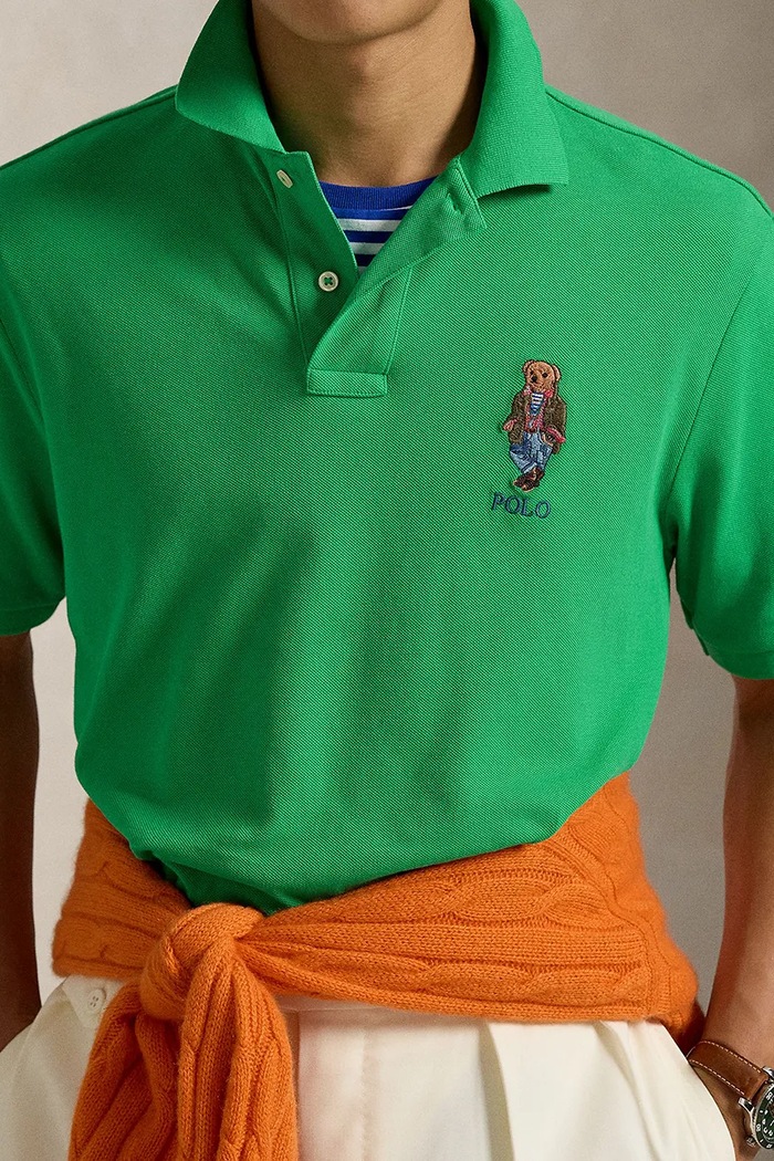 Polo Ralph Lauren polo de bumbac verde 710854495