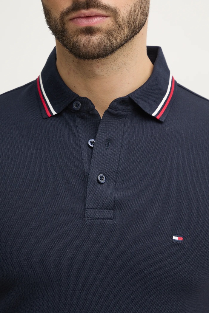 Polo tričko Tommy Hilfiger Tommy Hilfiger tmavomodrá MW0MW37346