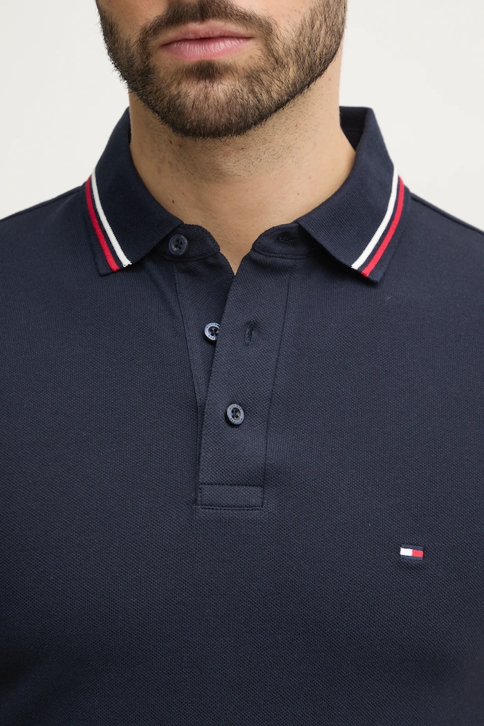 Polo tričko Tommy Hilfiger Tommy Hilfiger tmavomodrá MW0MW37346