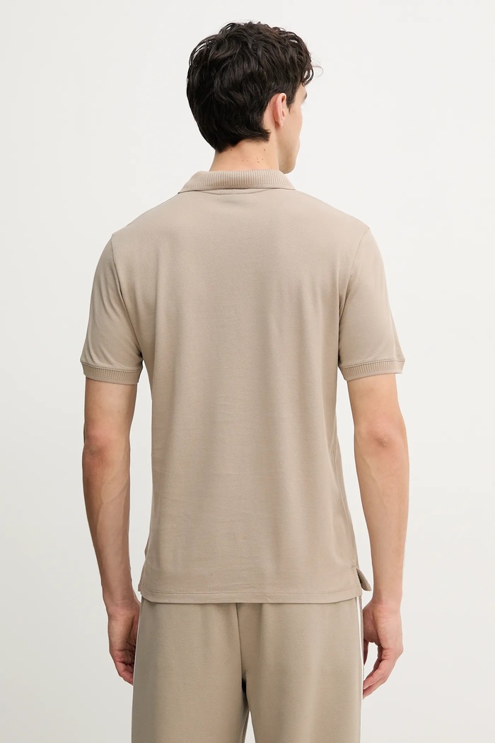 Oblečení Bavlněné polo tričko Emporio Armani EM000850.AF12955 béžová