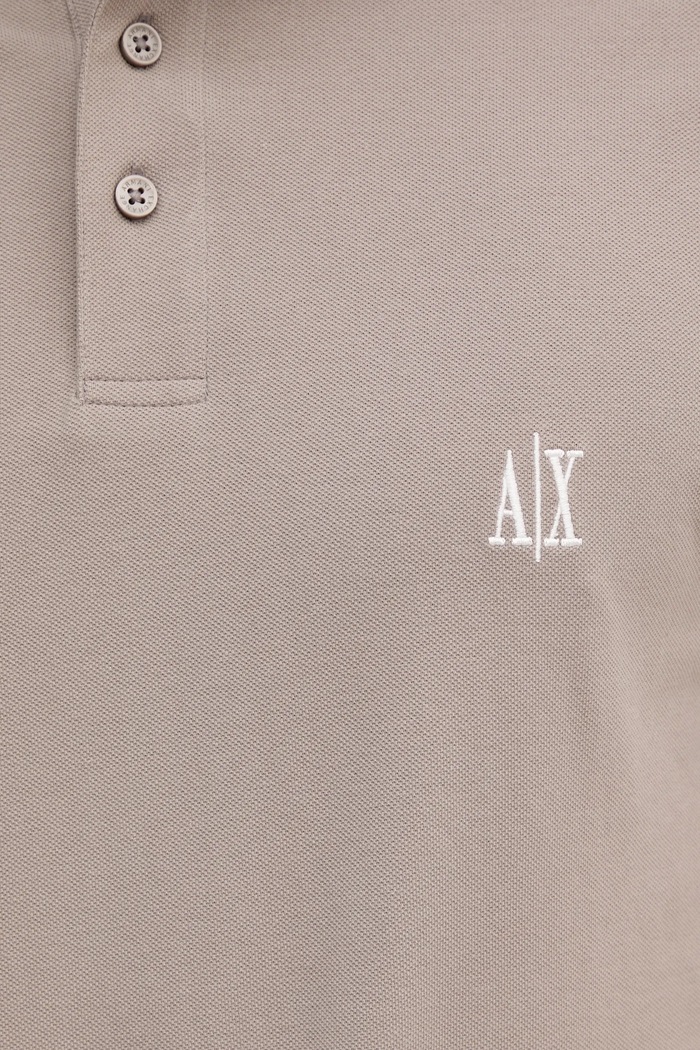 Armani Exchange polo de bumbac XM000367.AF13022.NOS maro