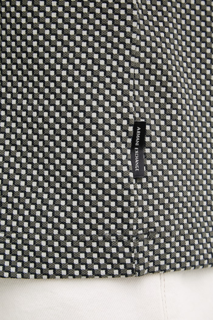 Armani Exchange polo tričko pánske bavlnené s elastanom XM000736.AF10819 tmavomodrá