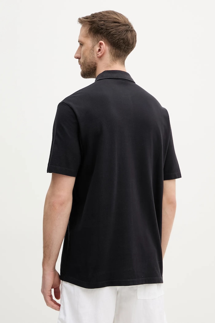 Îmbrăcăminte Armani Exchange polo de bumbac XM000509.AF13055 bleumarin