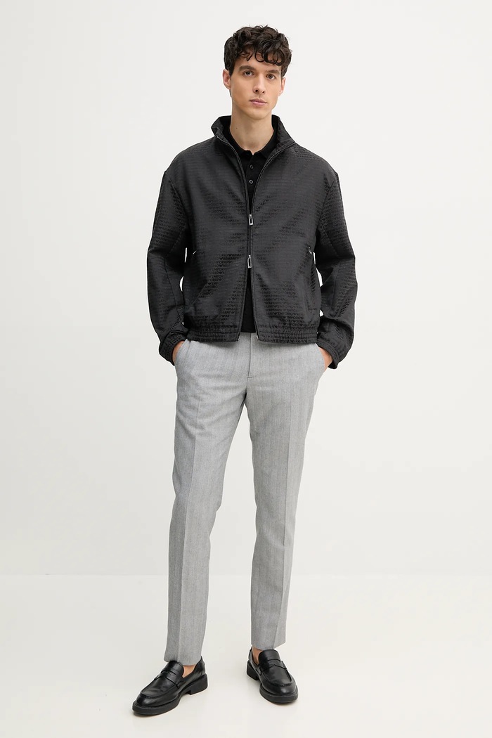 Bavlněné polo tričko Armani Exchange XM000477.AF10337 černá SS25