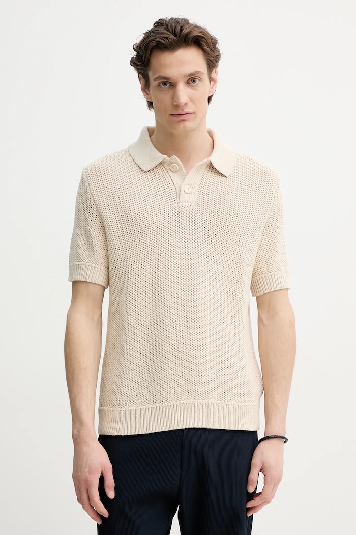 Marc O'Polo polo de bumbac regular bej 5000006010