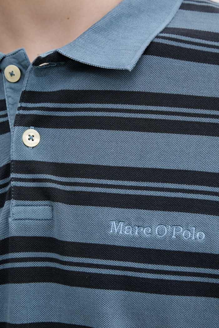 Marc O'Polo polo bawełniane 522206853040 niebieski