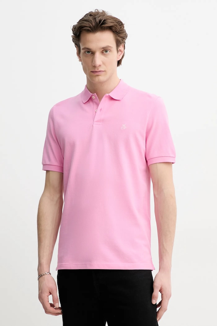 Marc O'Polo Polo de bumbac roz 523223053092