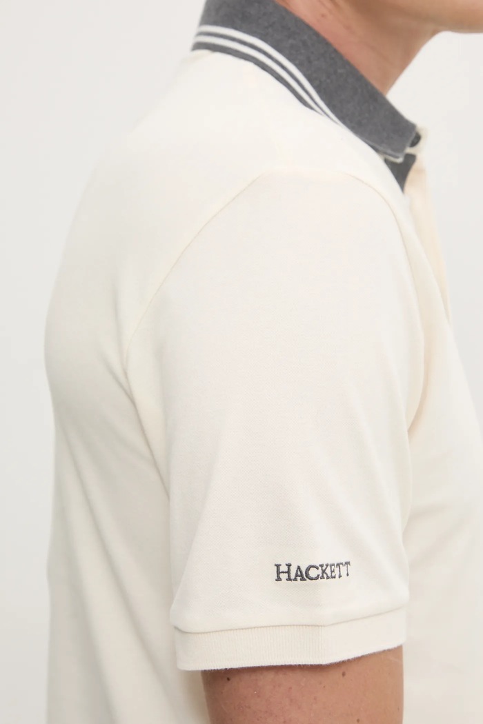 Hackett London tricou polo HM563381 bej