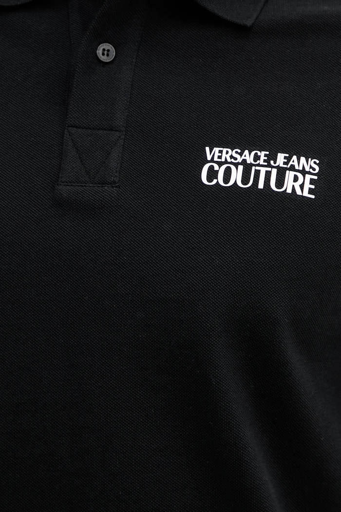 Bavlněné polo tričko Versace Jeans Couture 78GAG623.J0003