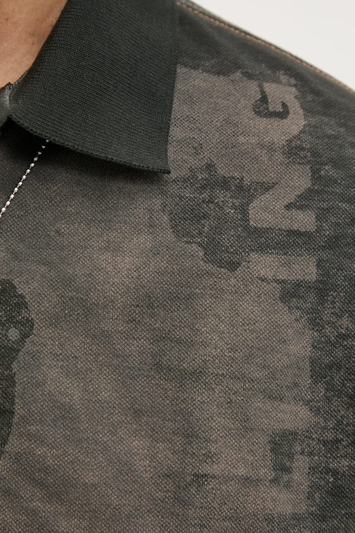 Diesel polo T-REJUST-NC POLO SHIRT A16167.0EGBJ szary