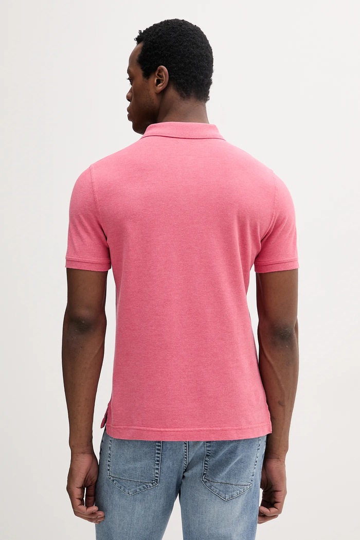 Oblačila Bombažen polo United Colors of Benetton 3088U3023 oranžna