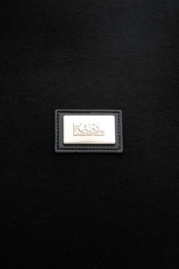 Karl Lagerfeld polo 552221.745020 czarny