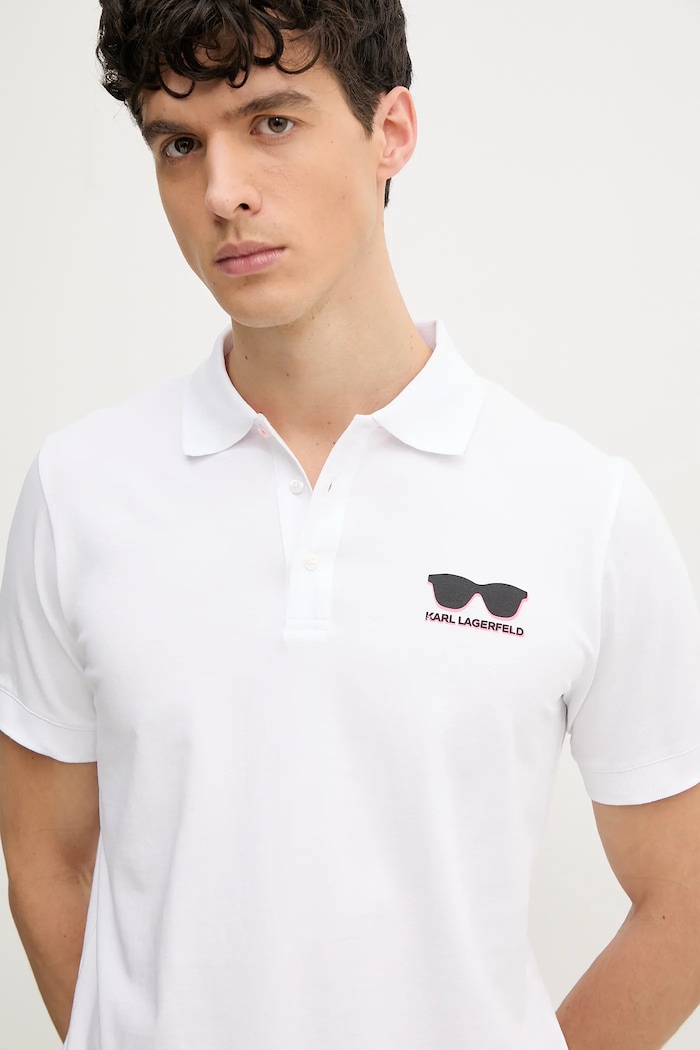 Karl Lagerfeld polo biały 552235.745400