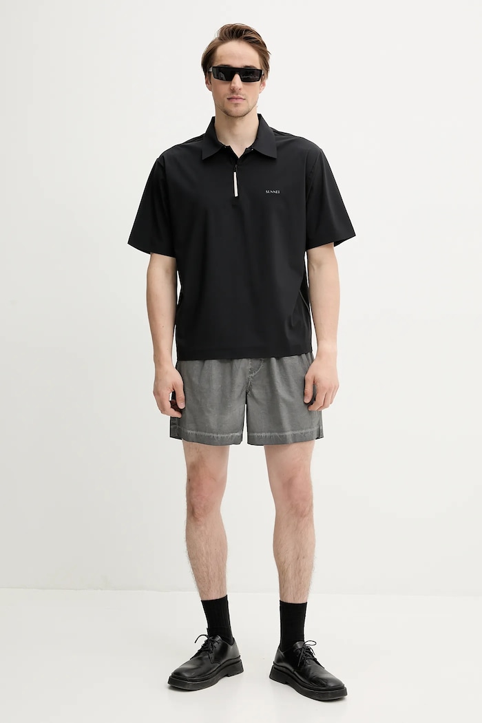 Polo tričko Sunnei RTWXTOP007 čierna SS25