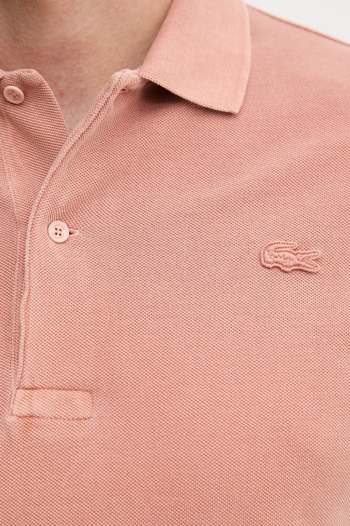 Bavlněné polo tričko Lacoste PH0349 oranžová