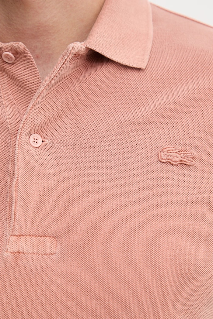 Bavlněné polo tričko Lacoste PH0349 oranžová