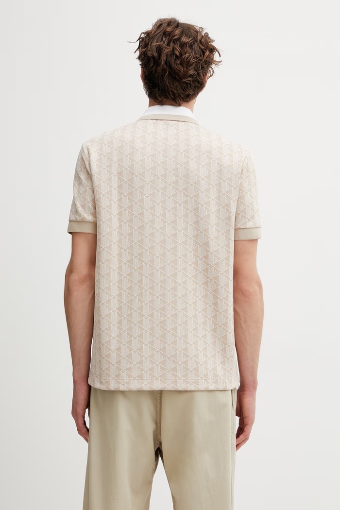 Abbigliamento Lacoste polo da uomo DH1417 beige