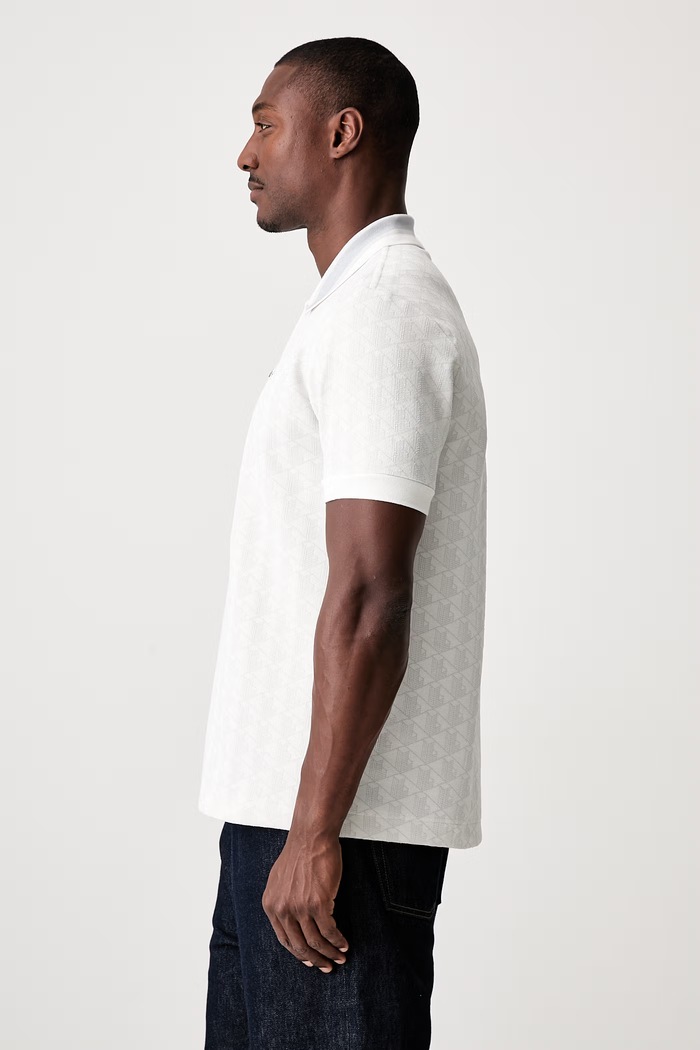 Lacoste polo męskie szary DH1417