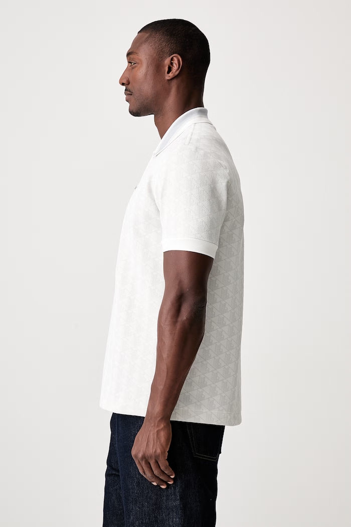 Lacoste polo męskie szary DH1417