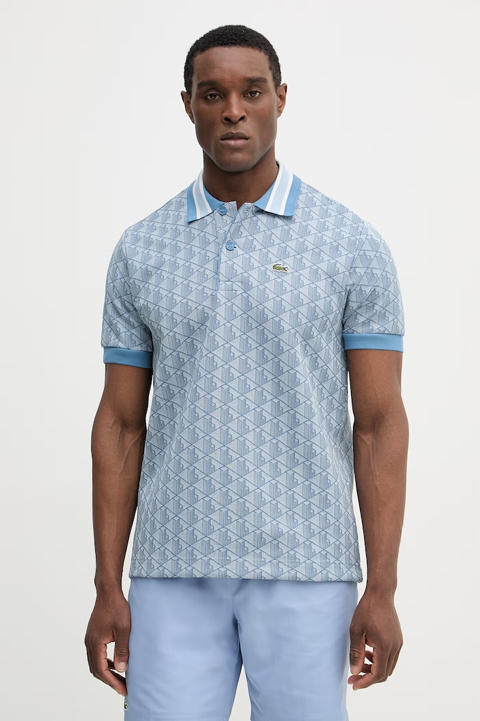 Lacoste polo męskie niebieski DH1417