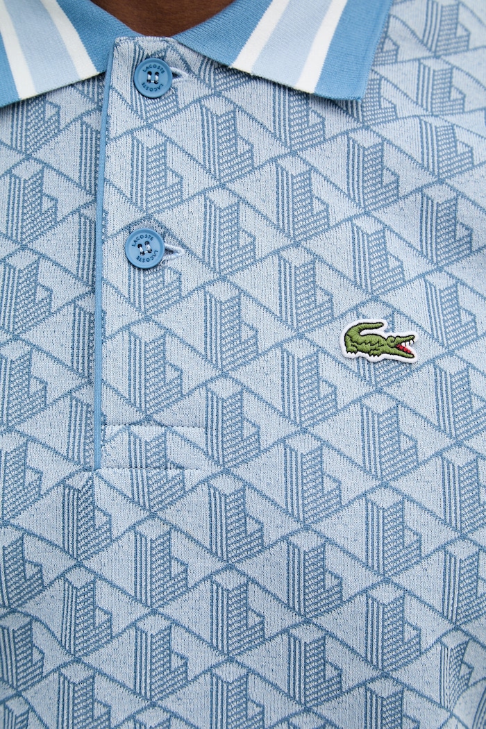Lacoste polo męskie DH1417 niebieski
