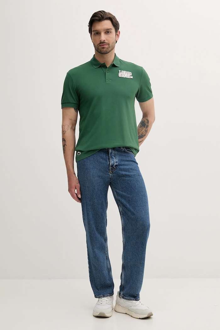 Lacoste poló DH8958 zöld SS25