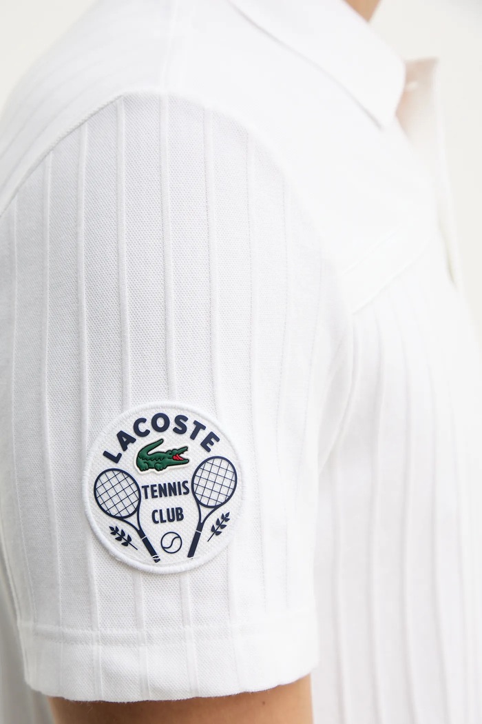 Polo tričko Lacoste DH8960 bílá