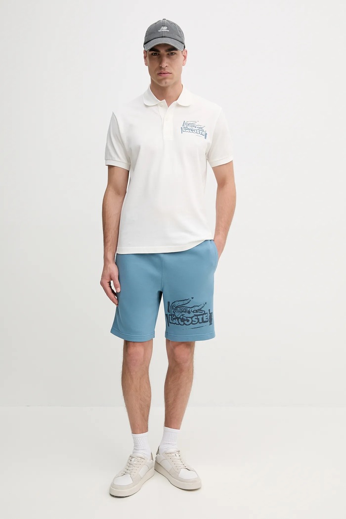 Lacoste pamut póló PH0285 fehér SS25