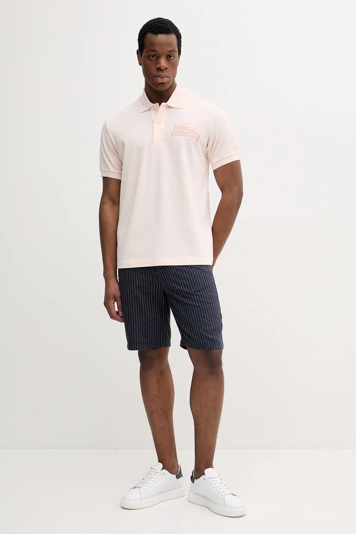 Lacoste polo de bumbac PH0285 bej SS25