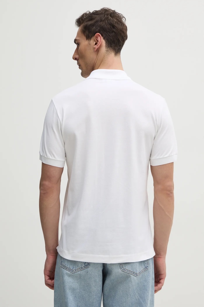 Ρούχα Πόλο Lacoste PH9851 λευκό