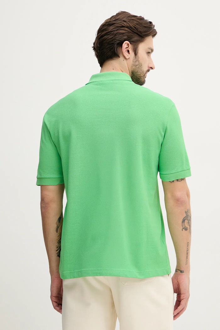 Ρούχα Βαμβακερό μπλουζάκι πόλο Lacoste PH2751 πράσινο