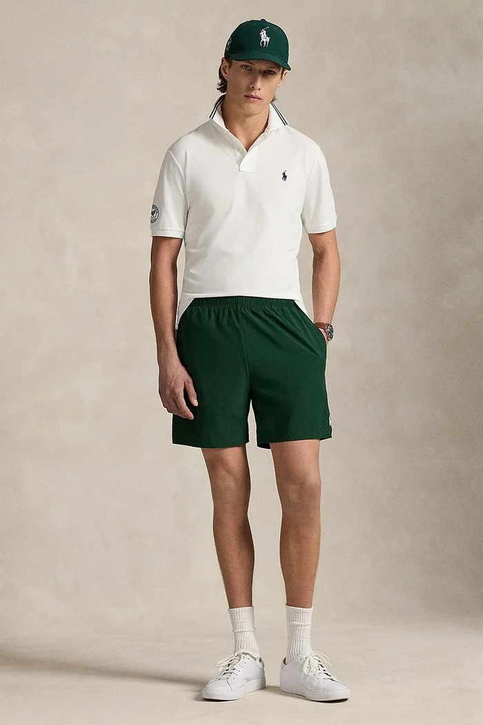 Odzież Polo Ralph Lauren polo Wimbledon Collection 710970483 biały