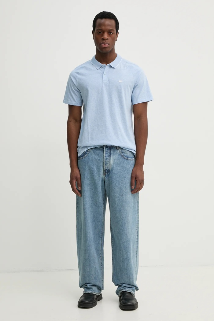 Polo tričko Levi's SHORELINE TECH POLO 001EK modrá SS25