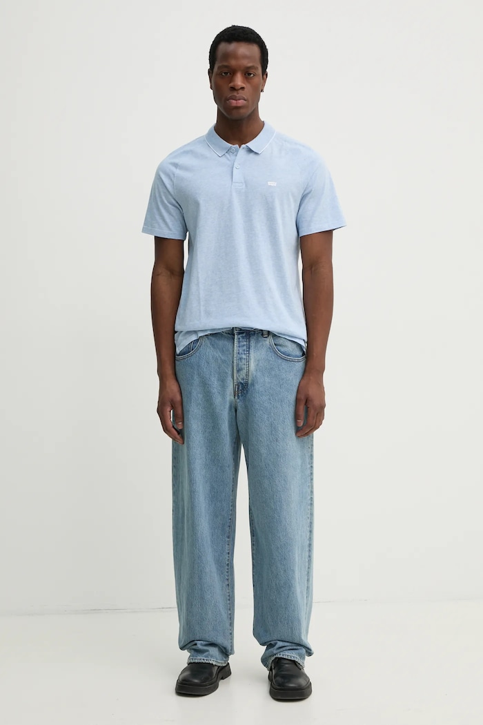 Polo tričko Levi's SHORELINE TECH POLO 001EK modrá SS25