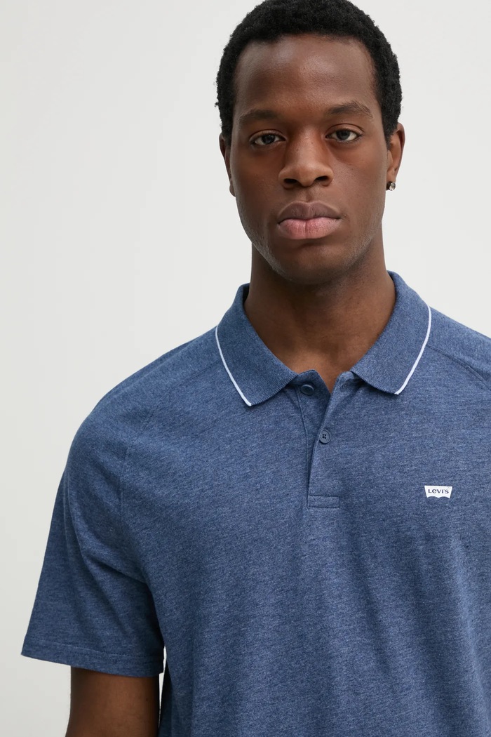 Levi's tricou polo SHORELINE TECH POLO albastru 001EK
