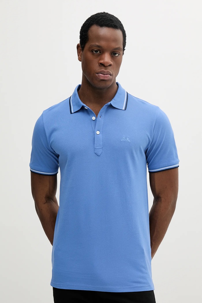 Lindbergh polo de bumbac regular violet 30.404010.VIVID.BLUE