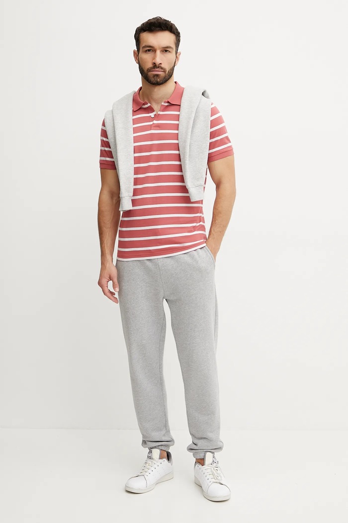 Bavlněné polo tričko Helly Hansen NEWPORT POLO 34412 růžová SS25