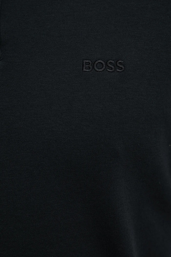 BOSS Orange polo bawełniane Pe_Interlock 50520109 czarny