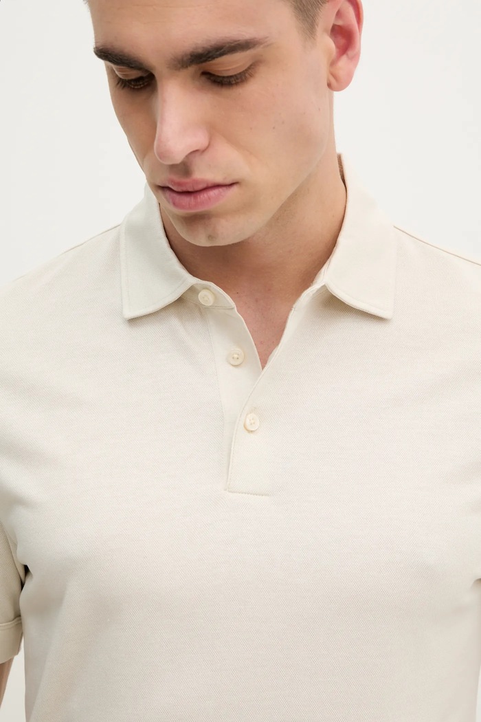 BOSS polo beżowy 50521106