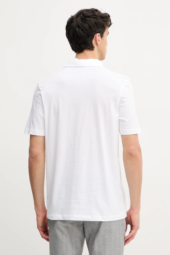 Odzież BOSS polo bawełniane 50539814 biały