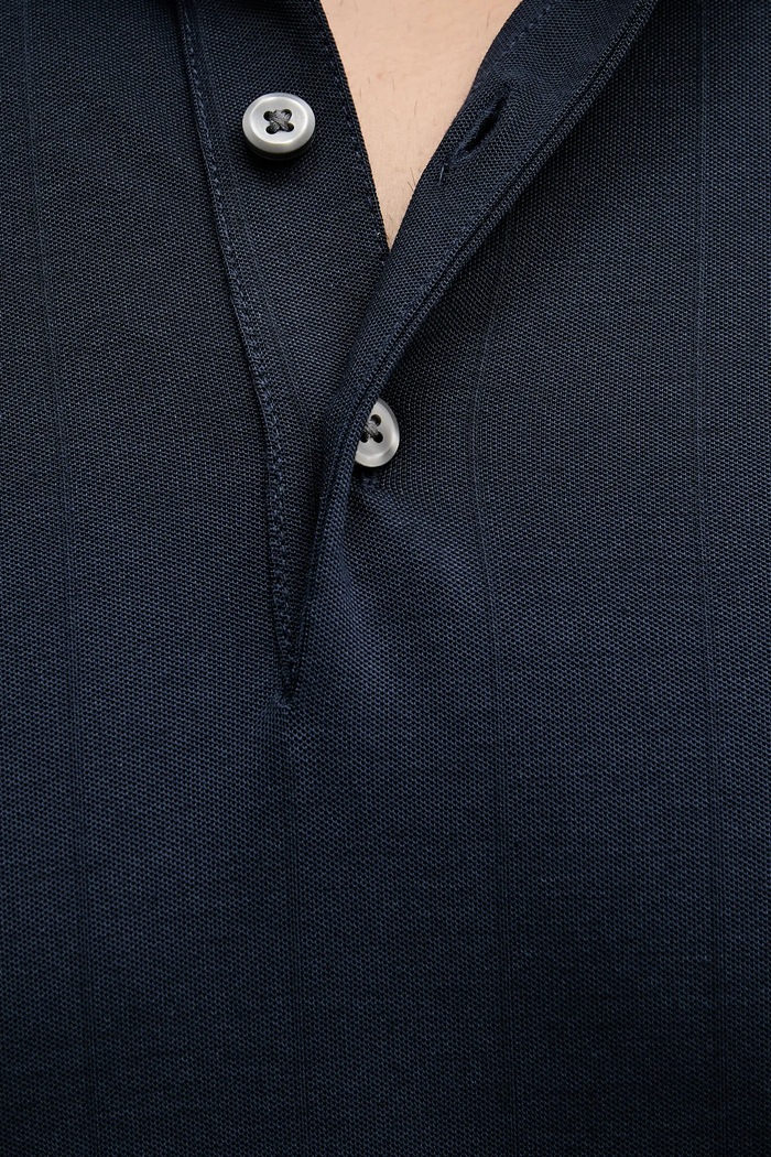 Calvin Klein poló LV04LB220G sötétkék