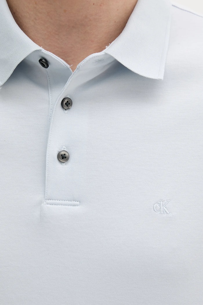 Calvin Klein polo tričko pánske bavlnené modrá LV04LB276G