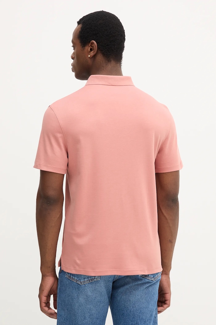 Calvin Klein polo tričko pánske bavlnené LV04LB276G oranžová SS26