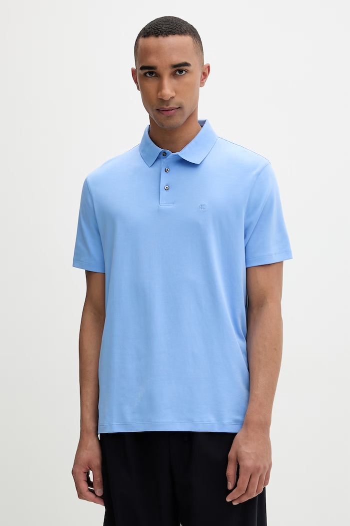 Calvin Klein polo bărbați din bumbac albastru LV04LB276G